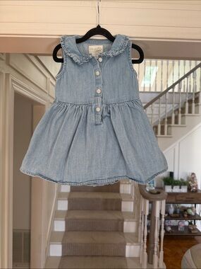 NWOT Little Planet Denim Baby Dress